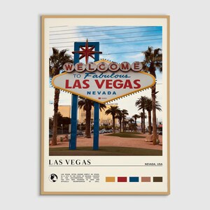 Digitale Ölfarbe, Las Vegas Druck, Las Vegas Wandkunst, Las Vegas Poster, Las Vegas Foto, Las Vegas Poster Druck, Las Vegas Dekor, Nevada