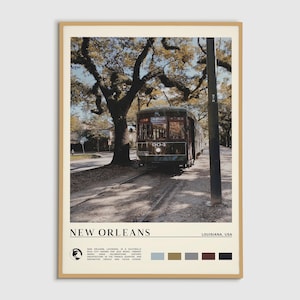 Digitale Ölfarbe, New Orleans Druck, New Orleans Wandkunst, New Orleans Poster, New Orleans Foto, New Orleans Poster Druck, USA