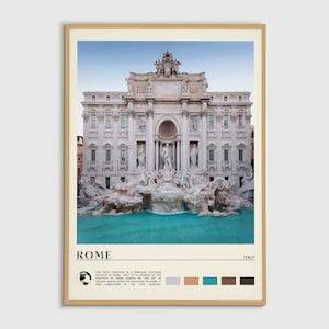 Digital Oil Paint, Rome Print, Rome Wall Art, Rome Poster, Rome Photo, Rome Poster Print, Rome Wall Decor, Roma Print, Italy Poster Print