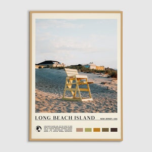 Digital Oil Paint, Long Beach Island Print, Long Beach Island Art, Long Beach Island Poster, Long Beach Island Photo, New Jersey Poster