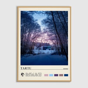 Digital Oil Paint, Tartu Print, Tartu Wall Art, Tartu Poster, Tartu Photo, Tartu Poster Print, Tartu Wall Decor, Estonia Poster