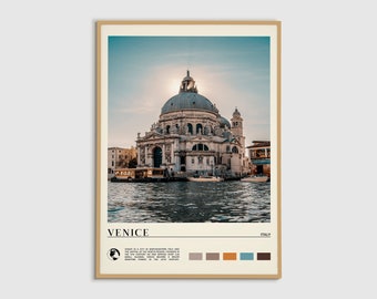 Digital Oil Paint, Venice Print, Venice Wall Art, Venice Poster, Venice Photo, Venice Poster Print, Venice Wall Decor, Italy Poster Print