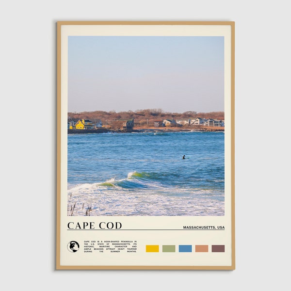 Digital Oil Paint, Cape Cod Print, Cape Cod Wall Art, Cape Cod Poster, Cape Cod Photo, Cape Cod Poster Print, Cape Cod Decor, Massachusetts