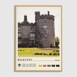 Digital Oil Paint, Kilkenny Print, Kilkenny Wall Art, Kilkenny Poster, Kilkenny Photo, Kilkenny Poster Print, Kilkenny Wall Decor, Ireland