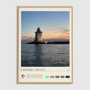 Digital Oil Paint, Connecticut Print, Connecticut Art, Connecticut Poster, Connecticut Photo, Connecticut Poster Print, Connecticut Decor