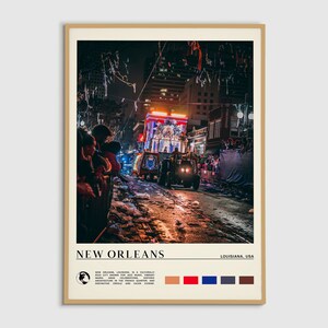 Digitale Ölfarbe, New Orleans Druck, New Orleans Wandkunst, New Orleans Poster, New Orleans Foto, New Orleans Poster Druck, USA