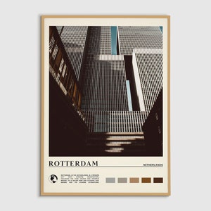 Digital Oil Paint, Rotterdam Print, Rotterdam Wall Art, Rotterdam Poster, Rotterdam Photo, Rotterdam Poster Print, Rotterdam Wall Decor