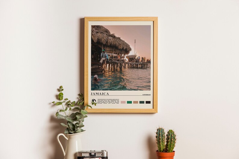 Digital Oil Paint, Jamaica Print, Jamaica Wall Art, Jamaica Poster, Jamaica Photo, Jamaica