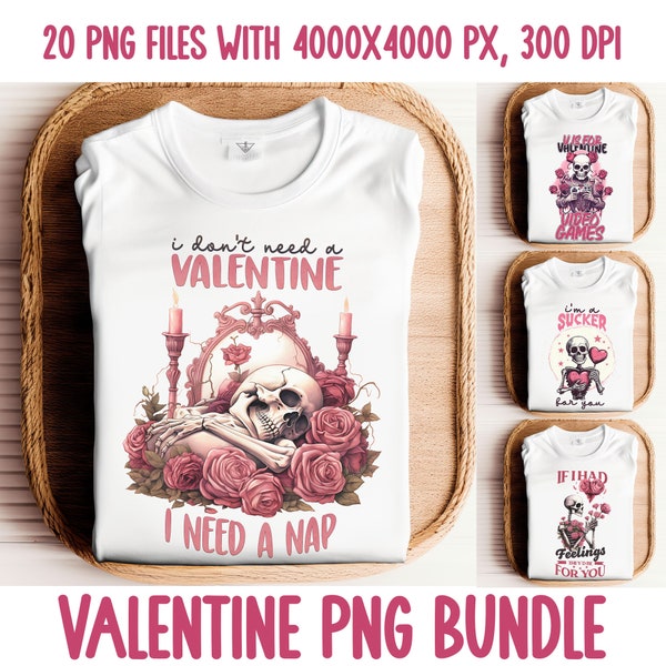 Edgy Valentine PNG Collection | Skulls and Roses Graphics, Love Art Pack Gothic Love PNG Bundle Dark Valentine's Designs, Romantic Skull Art