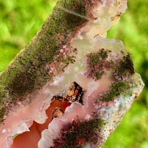 Raw Plume Agate Slab | Garut, West Java | Unique Natural Gemstone
