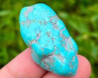 Pirus turquoise chunk | good for necklace or geode | Nice collor and pattern