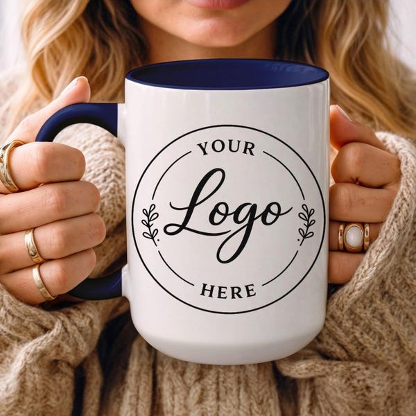 Taza de café con logo personalizado, taza corporativa, regalos corporativos 11 oz 15 oz