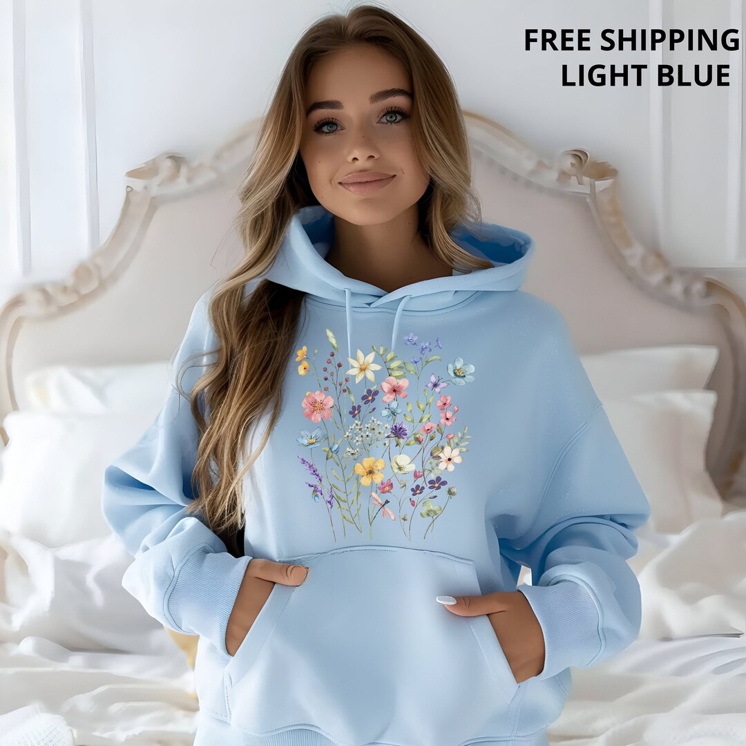 Is It Saturday Sweatshirt Little London Flowers with Buckhead Blue