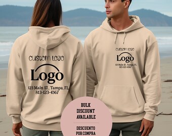 Spersonalizowana odzież firmowa z logo, spersonalizowana bluza z kapturem, koszulka, bluza