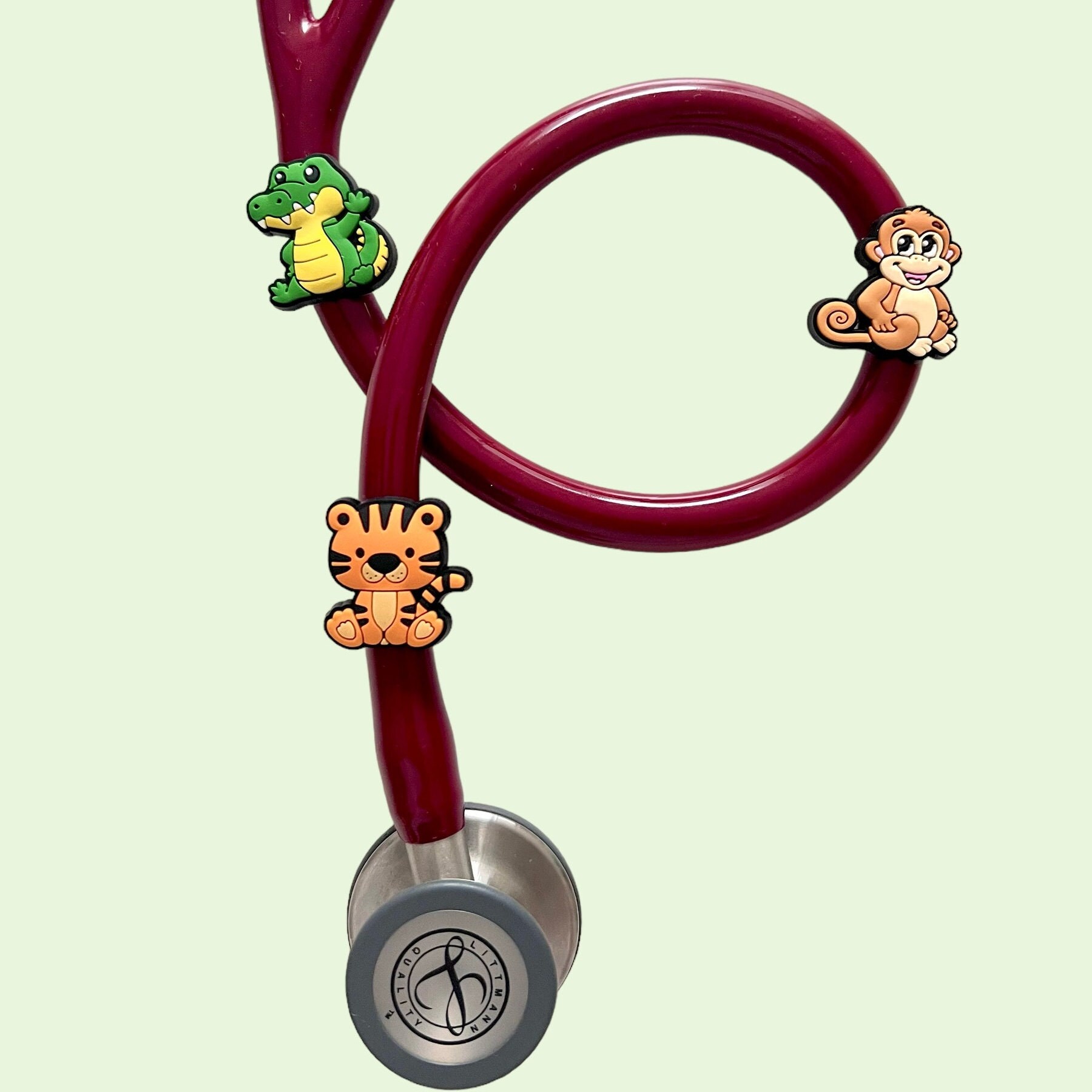 Stethoscope Charms Wild Animals Etsy