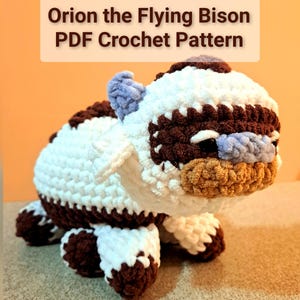 Orion the Flying Bison Crochet Pattern