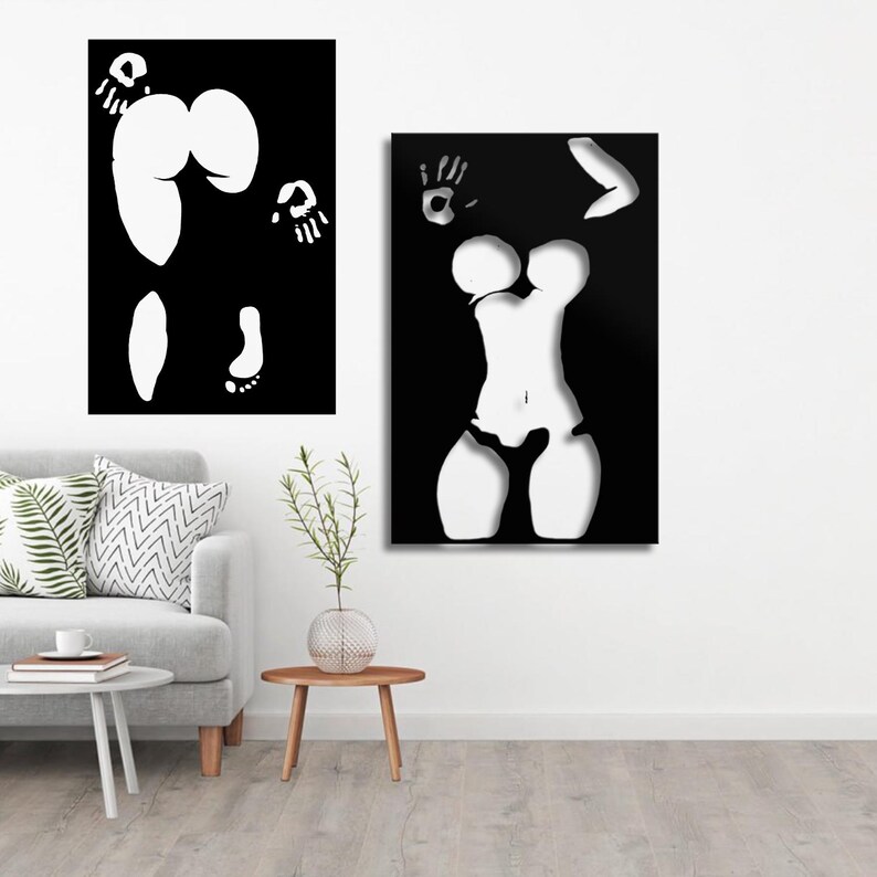 Sexy Erotic Couple Wall Art, Couple Metal Wall Art/make Love Couple