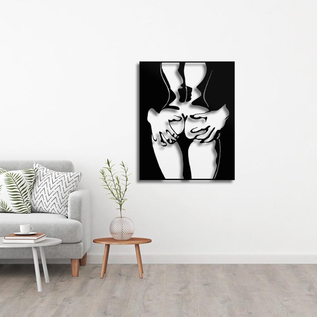 Sexy Erotic Couple Wall Art, Couple Metal Wall Art/make Love Couple