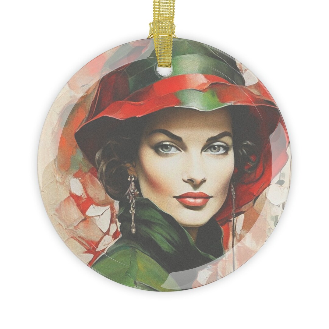 Personalized Glass Ornaments Alternative Beautiful Feminine Etsy