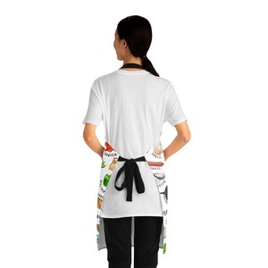 NEW Louisiana Kitchen Apron - Cooking Apron, Chef Apron, Adjustable Apron, Foodie Gift, Kitchen Accessories, Louisiana Gift image 2