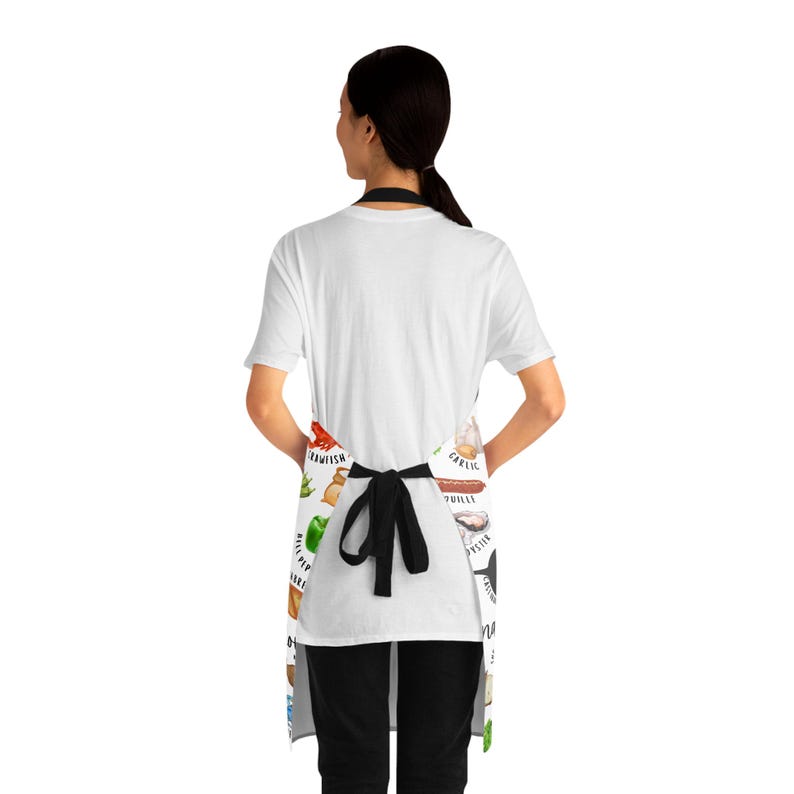 NEW Louisiana Kitchen Apron - Cooking Apron, Chef Apron, Adjustable Apron, Foodie Gift, Kitchen Accessories, Louisiana Gift image 2