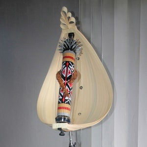 Handmade Sasando Tube Harp Electric with Stand and Hardcase , Indonesia Harp Tube Harp, Ethnic Music Instrument