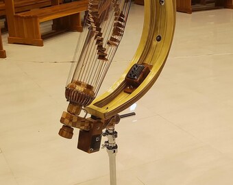 透明なササンド管ハープ、珍しいインドネシアの電気楽器 - Etsy 日本