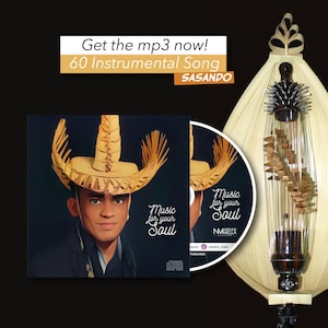Sasando CD 60 Song Sasando Instrumental for Insomnia Anxiety Release Stress, Indonesia Harp