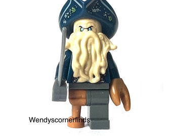 Custom Davy Jones minifigure 3D Printed