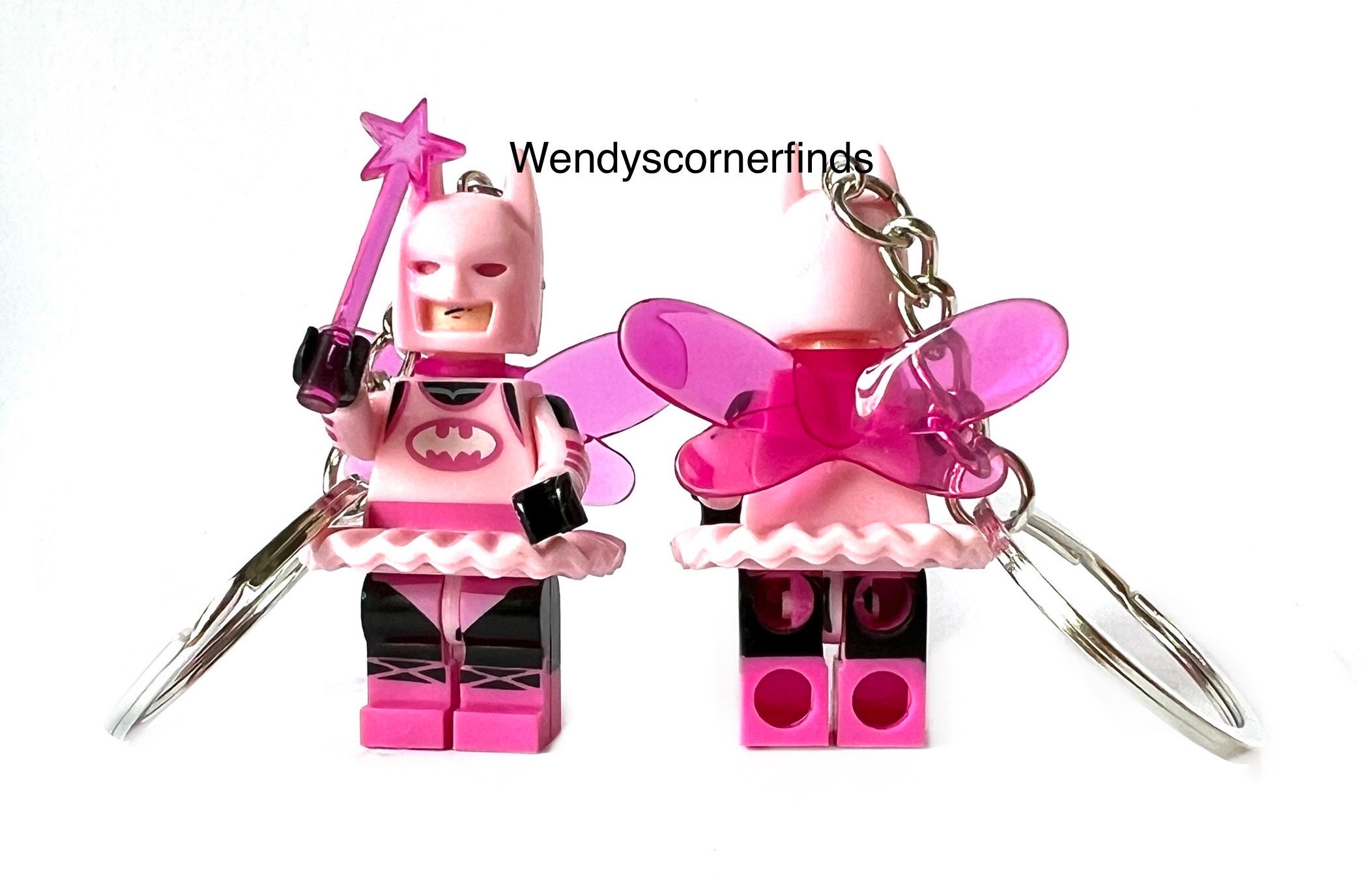 Batman Ballerina Brick Fairy Earrings