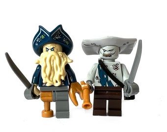  Lego Davy Jones Mini Figure Captain of the black Pearl ,  Pirrates of the Caribbean : Toys & Games