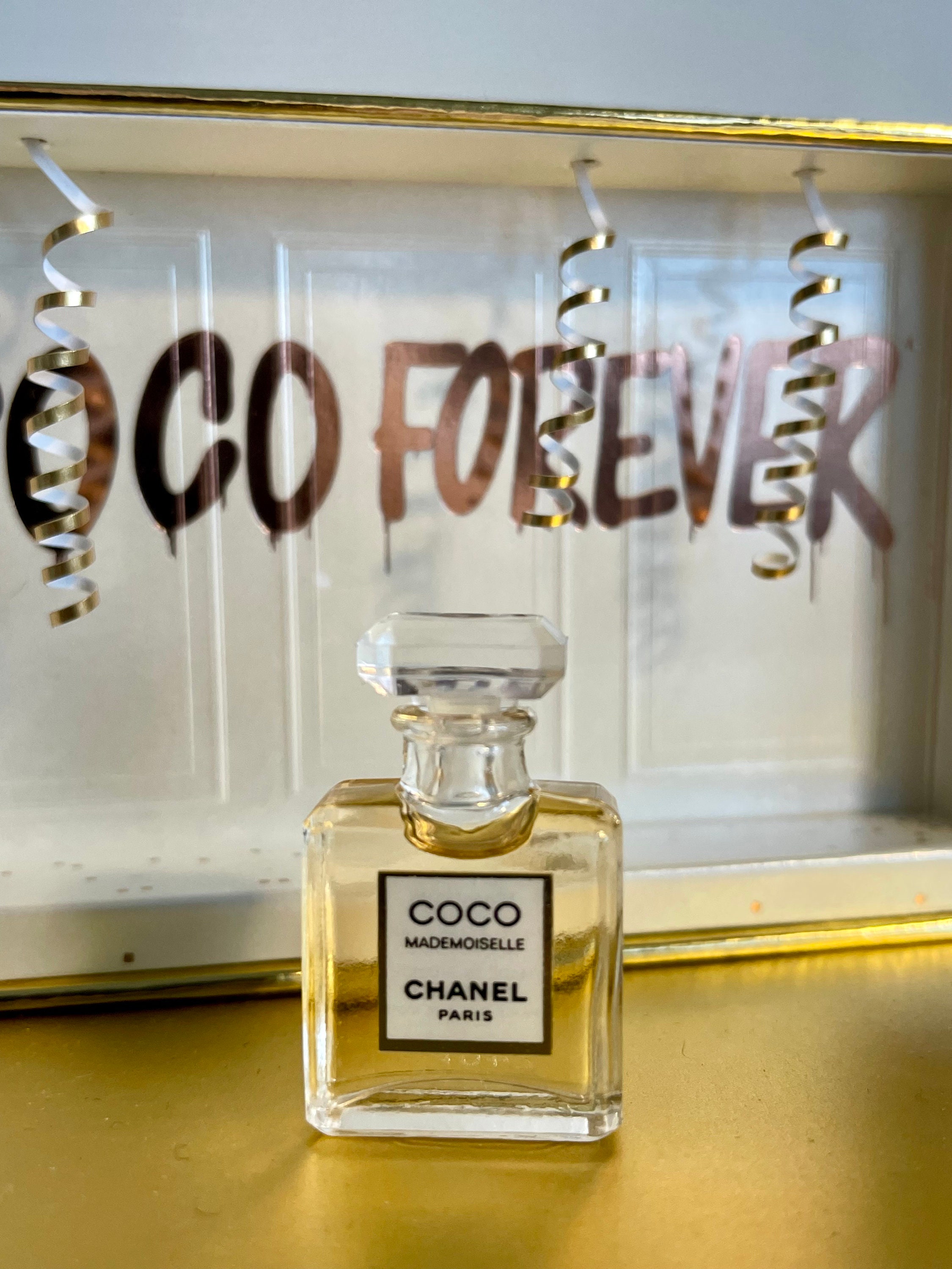 Coco Forever Zeldzame Coco Mademoiselle Eau De Parfum Miniatuurparfum in Een Exclusieve Geschenkdoos Vintage Etsy