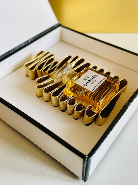 Chanel No 5 Edp Miniatuurparfum in Een Exclusieve Geschenkdoos Vintage Miniatuur Etsy