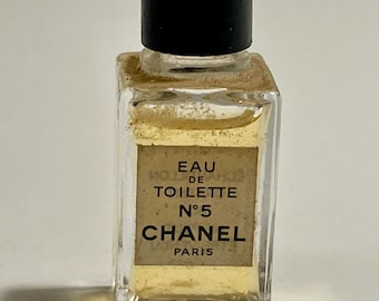 Chanel No 5 Eau de Toilette Miniature Perfume, 4 ml, Vintage, authentic
