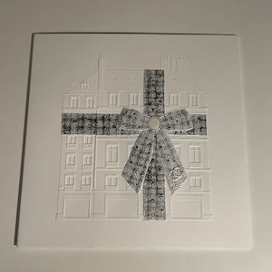 Chanel Grußkarte, Weihnachtskarte, Authentisch, Vintage, Sammlerstück