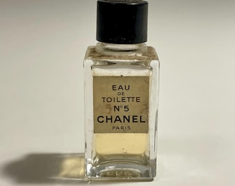 Chanel No 5 Eau de Toilette Miniature Perfume, 4 ml, Vintage, authentic
