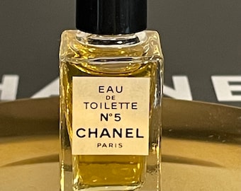 Chanel No 5 Eau de Toilette Miniature Perfume, 4 ml, Vintage, authentic