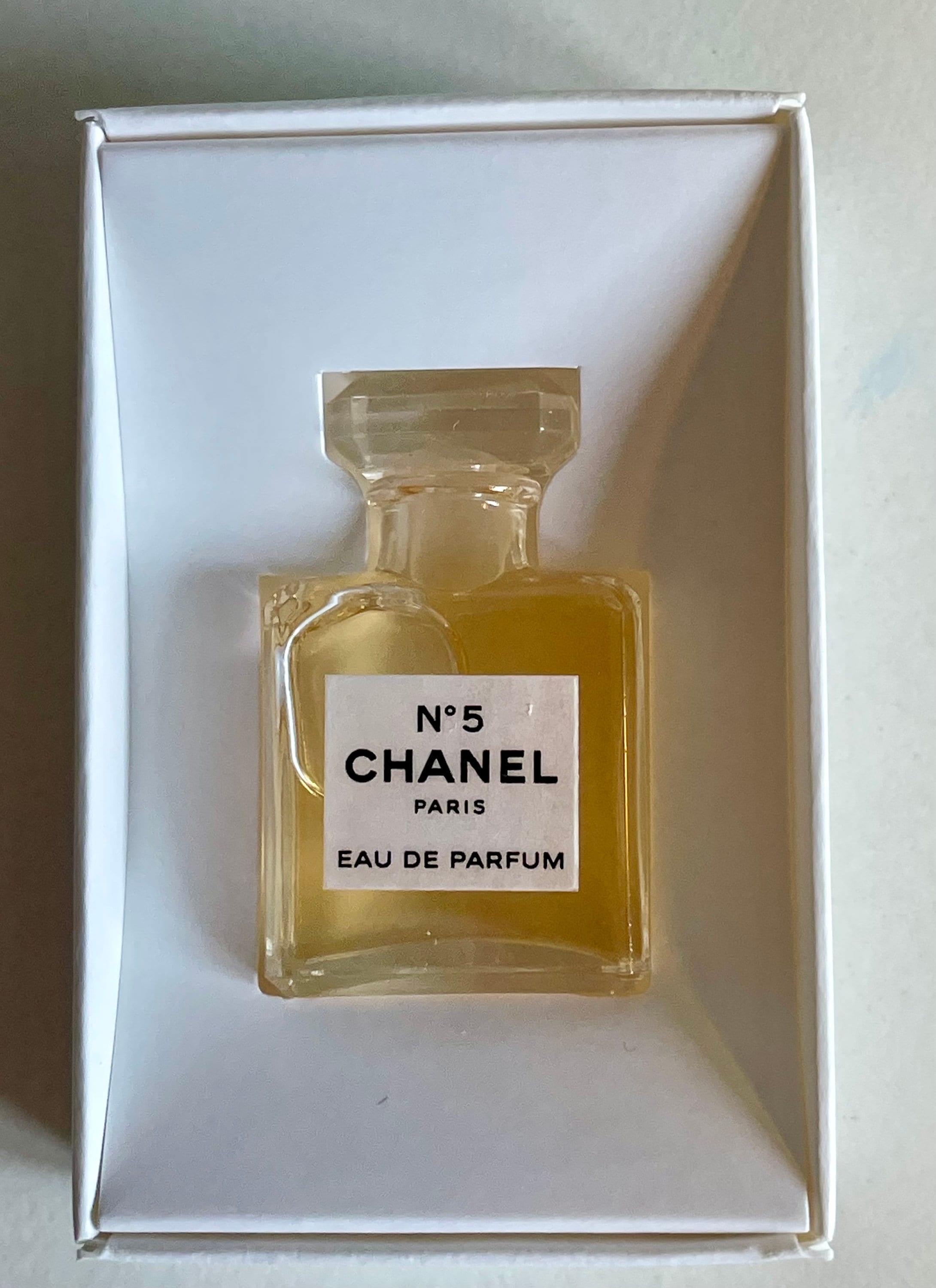 Chanel No 5 Eau De Parfum Miniatuurparfum in Een Kleine Geschenkverpakking Vintage Authentiek Etsy