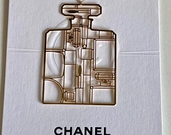 Chanel-kerstornament, kerstversiering, boomversiering, vakantiebedel, authentiek, vintage