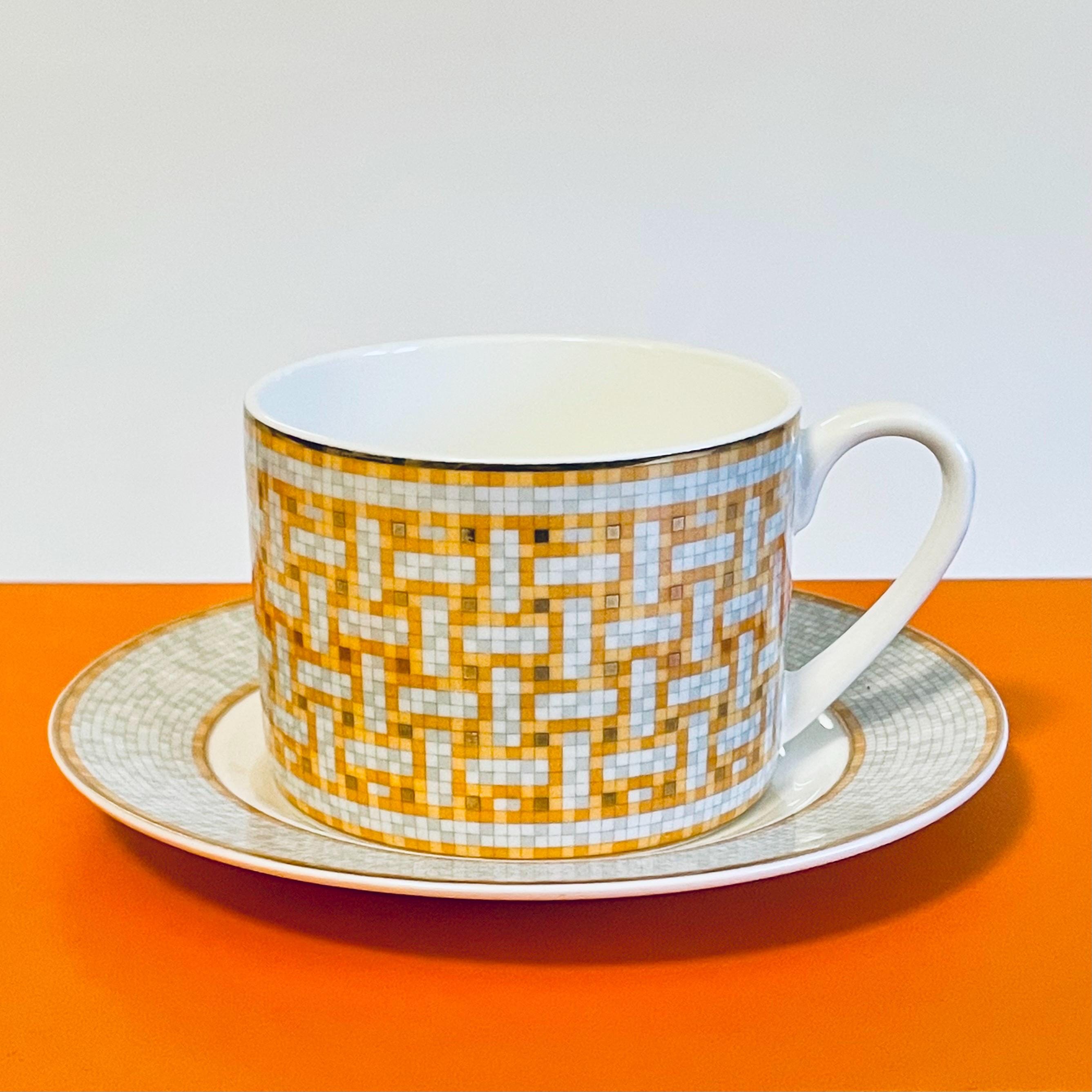 エルメス 食器 ペア HERMES 026016P MOSAIQUE AU 24 OR モザイク