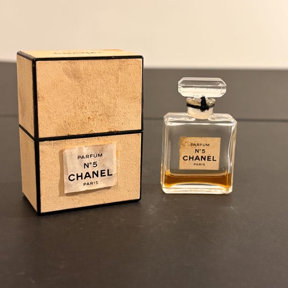 Vintage Chanel No 5 Parfum Miniature 7 Ml With Original Box France