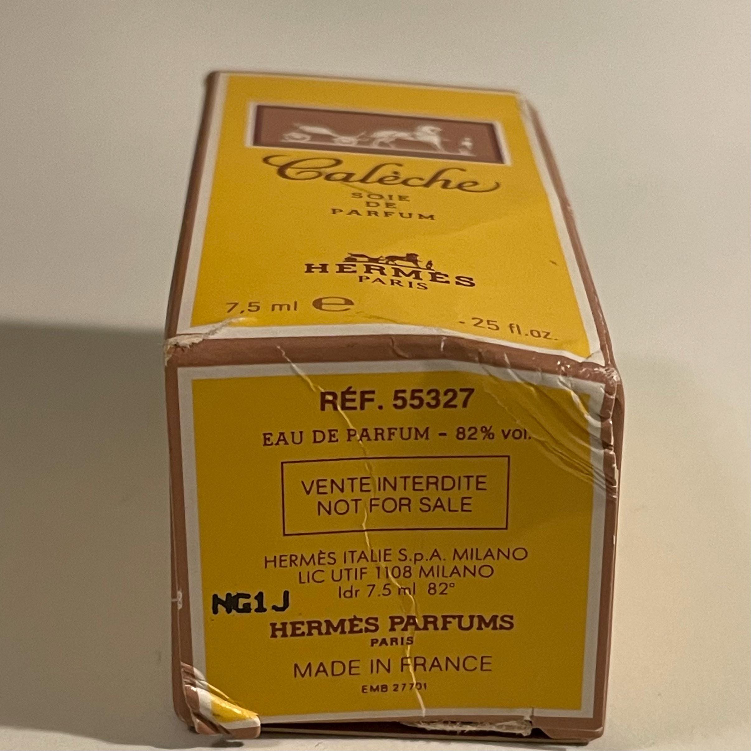 Vintage HERMÈS Calèche Perfume Heart Compact With Mini Soie De