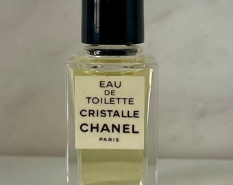 Profumo in miniatura Chanel Cristalle Eau de Toilette, 4 ml, vintage, autentico