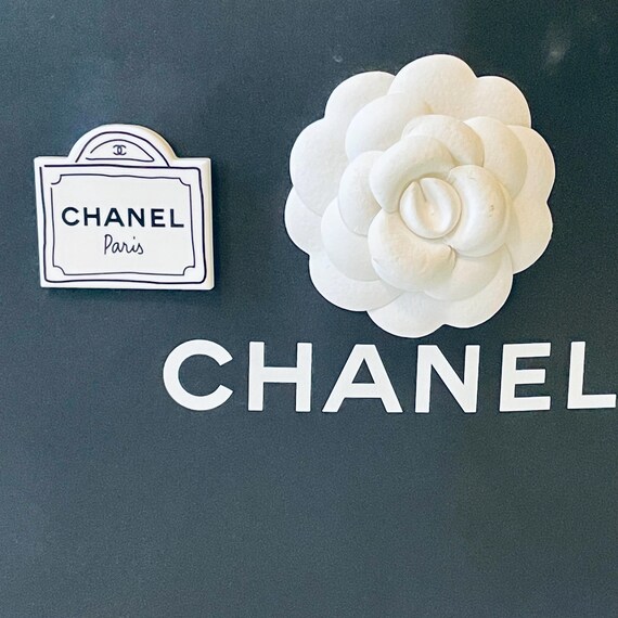 Rare Vintage CHANEL Resin Magnet Brooch – Collectible VIP Gift in