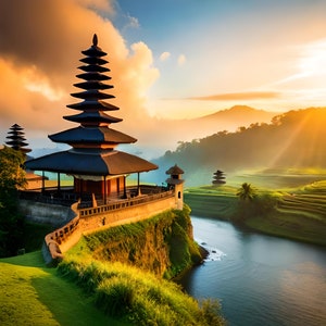 Bali | Set di 4 | Pacchetto clipart | JPEG alti