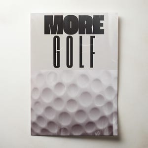 Vintage Golf Print, More Golf Vintage Inspired Poster, Golf Wall Art