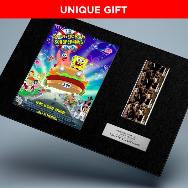 The SpongeBob SquarePants Movie (2004) mounted film cells