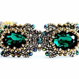 Tutorial de cuentas para pulsera de otoño, patrón de ropa de cama, tutorial de pulsera, patrón de pulsera, tutorial en PDF