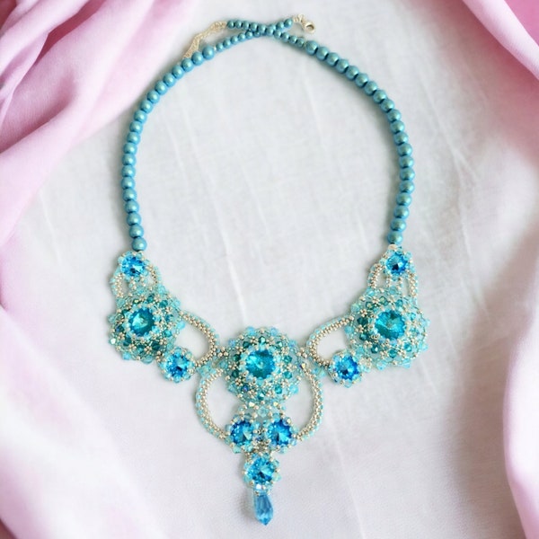 Beading tutorial - Clarice Necklace