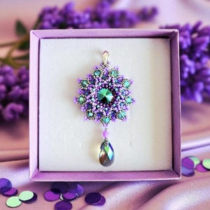 Jasmin Blumen Anhänger Perlenanleitung - Anfänger (PDF)